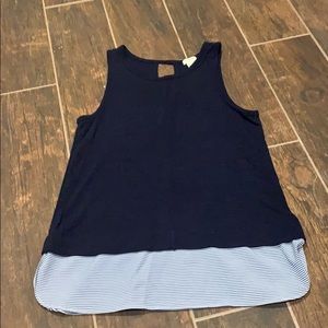 Jcrew losse tanked blouse